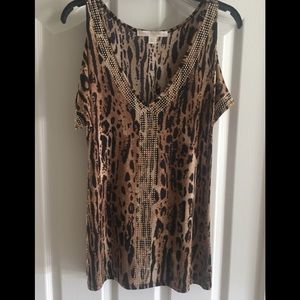 Boston proper cold shoulder top size extra small